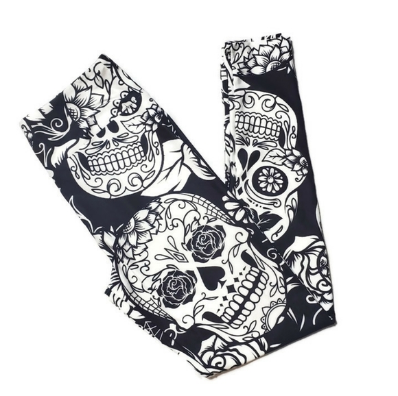 Sugar skull leggings - Picture 3 of 3